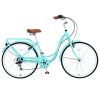 7 Speed, Steel Frame, Multiple Colors 26 Inch Ladies Bicycle