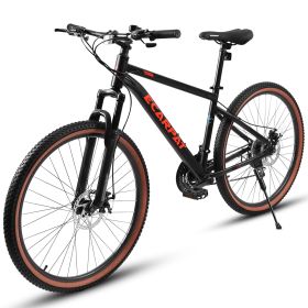 Ecarpat Mountain Bike 27.5 Inch Wheels, 21-Speed Mens Womens Trail Commuter City Mountain Bike