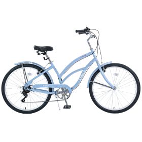 7 Speed Bicycles, Multiple Colors 26"Inch Beach Cruiser Bike