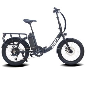 Electric Bike for Adults, 500W Motor 25MPH Max Speed, 48V 10AH Removable Battery, 20" Fat Tire Foldable Electric Bike and 7-Speed Electric Bicycles (Color: as Pic)